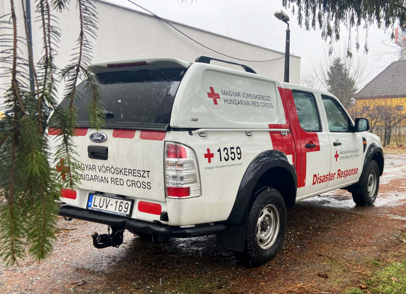 Red Cross SUV
