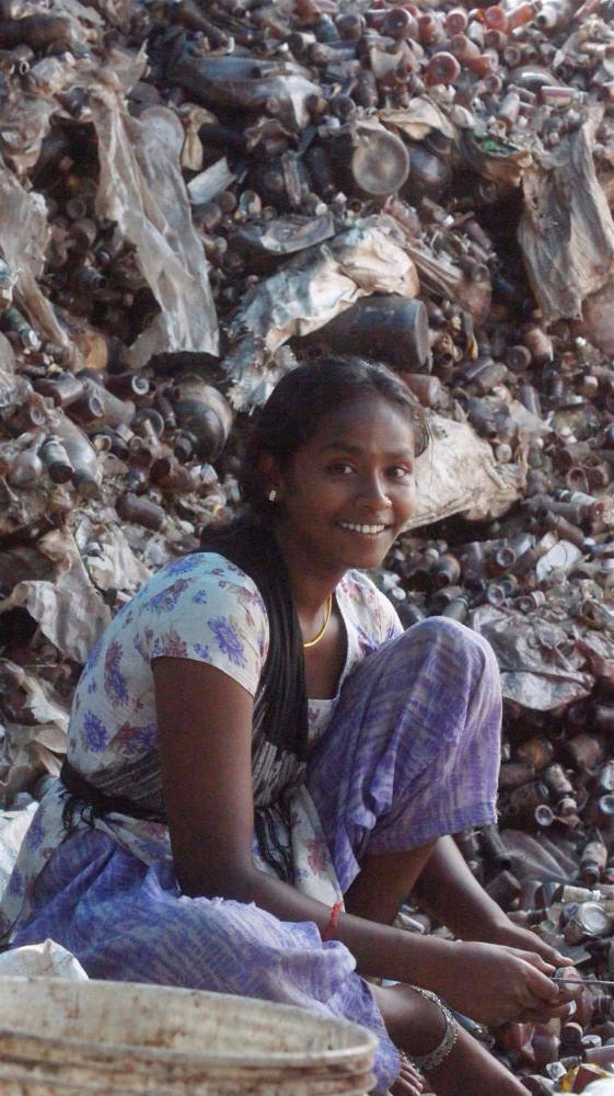 Survanakala, who is in her second year of college. — Picture by Goa Outreach