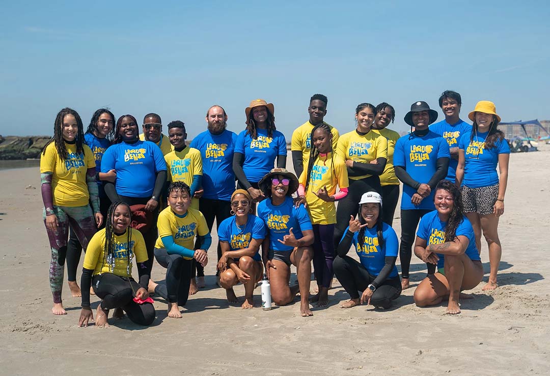 Laru Beya Collective youth surfing program